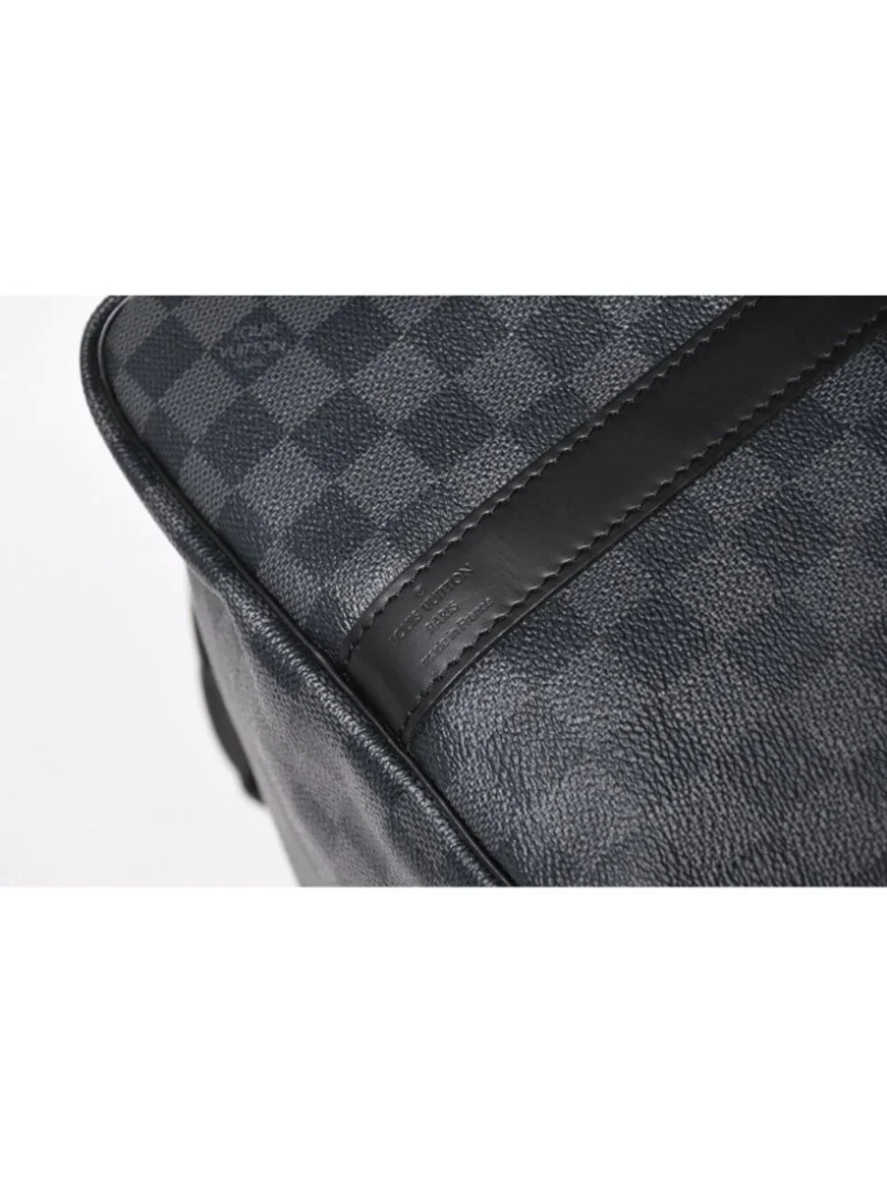Louis Vuitton Keepall Bandouliere 55 Boston Bag Damier Graphite Black